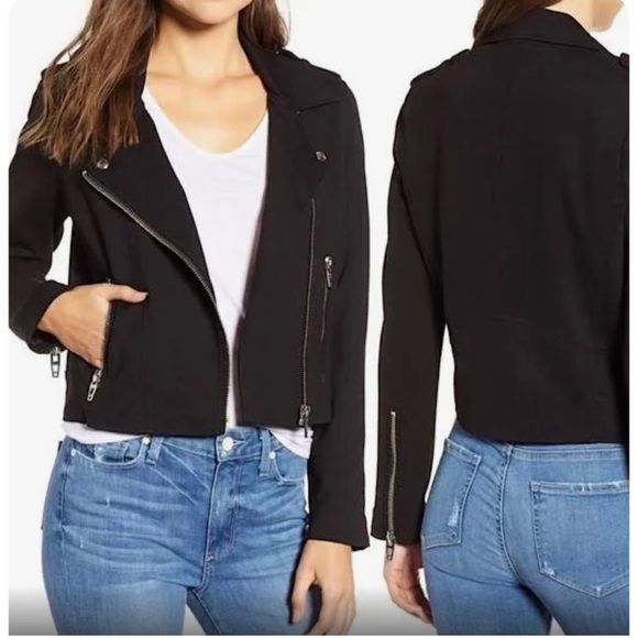 Blank NYC moto knit jacket‎